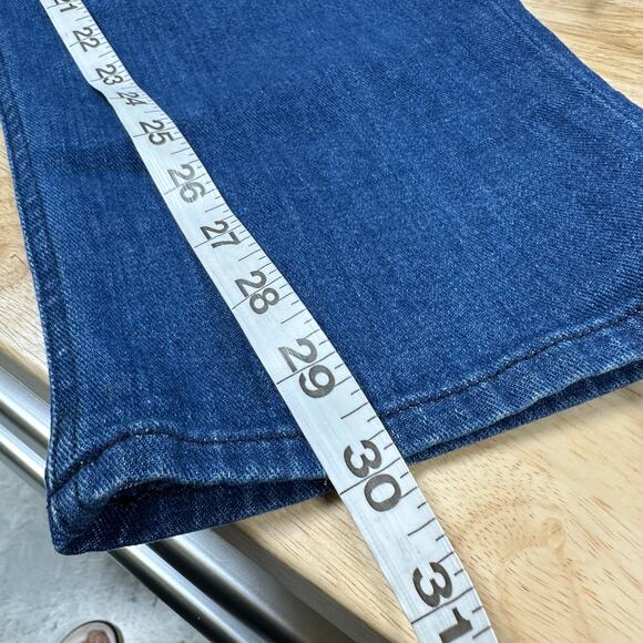 rag & bone NWT Dre Low Rise Slim Boyfriend Jeans Calimet Blue Size 34 - Picture 10 of 10